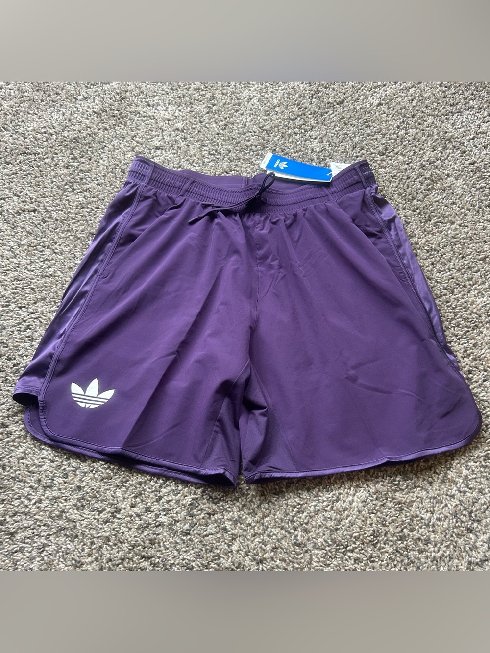 Adidas Ergo 7-Inch Tennis Shorts & Tights 2-in-1 Mens Size Medium Plum 7" JN0787